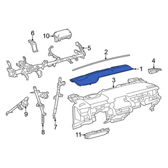 Toyota OE - Upper Instrument Panel Trim Panel