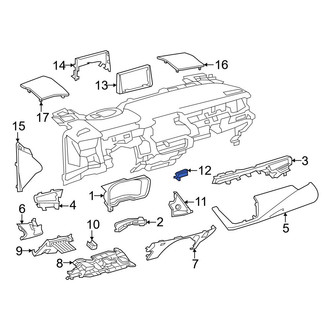 Toyota OE - Center Instrument Panel Molding