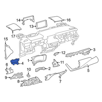 Toyota OE - Left Instrument Panel Molding