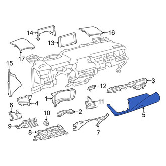 Toyota OE - Right Instrument Panel Trim Panel