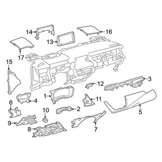 Toyota OE - Instrument Panel Components