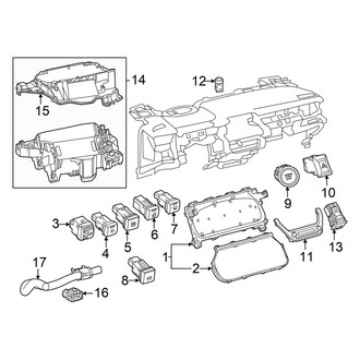 Toyota OE - Instrument Panel - Cluster & Switches
