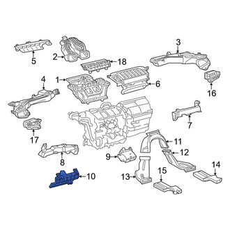 Toyota OE - Heater Core Access Cover
