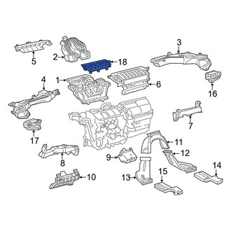 Toyota OE - Center Dashboard Air Vent