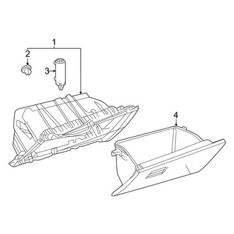 Toyota OE - Instrument Panel - Glove Box