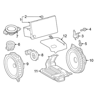 Toyota OE - Instrument Panel - Sound System