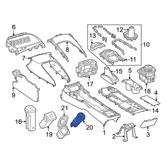 Toyota OE - Center 12 Volt Accessory Power Outlet