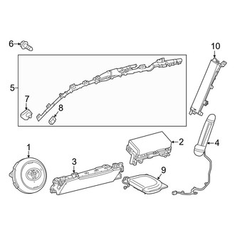 Toyota OE - Restraint Systems - Air Bag Components (Air Bags)