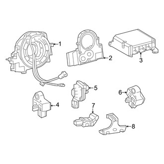 Toyota OE - Restraint Systems - Air Bag Components (Modules & Sensors)
