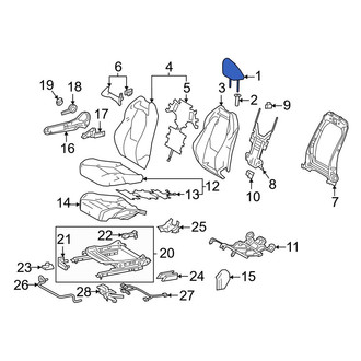 Toyota OE - Front Right Headrest