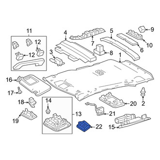 Toyota OE - Navigation Microphone Bracket