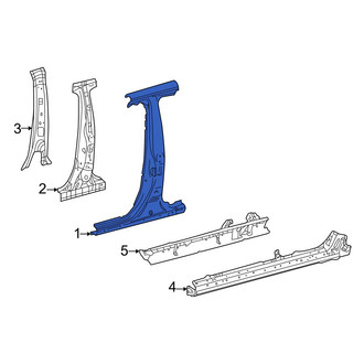 Toyota OE - Left Body B-Pillar and Rocker Panel