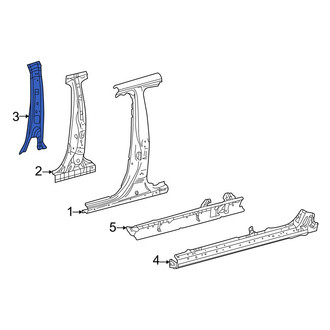 Toyota OE - Left Inner Body B-Pillar