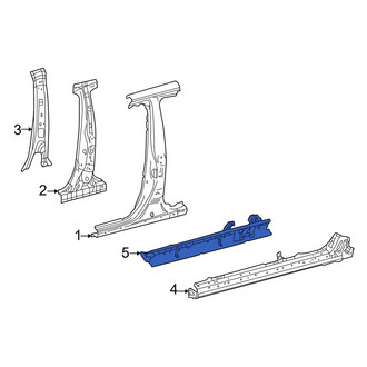 Toyota OE - Right Inner Rocker Panel