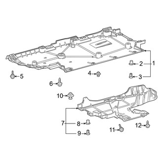 Toyota OE - Pillars, Rocker & Floor - Under Cover & Splash Shields