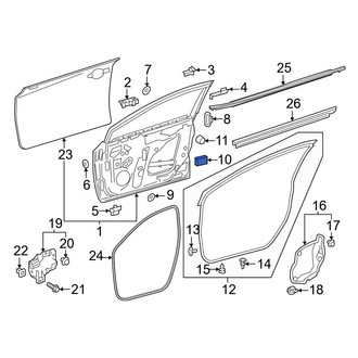 Toyota OE - Door Shell Insulator