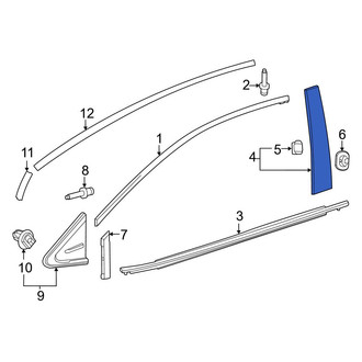 Toyota OE - Front Left Door Applique