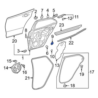 Toyota OE - Rear Door Plug