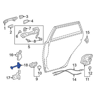Toyota OE - Rear Door Check