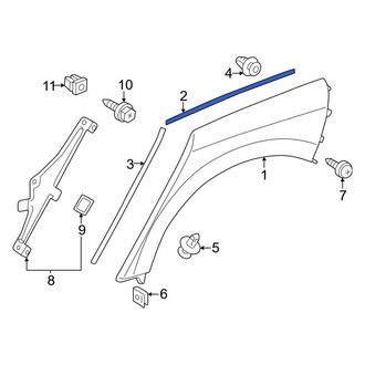 Toyota OE - Upper Wheel Arch Molding Seal