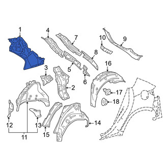 Toyota OE - Rear Right Inner Quarter Panel