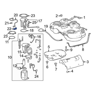 Toyota OE - Fuel Hose Clamp