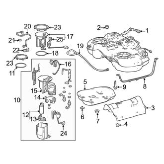 Toyota OE - Fuel System Components (Tank & Components)