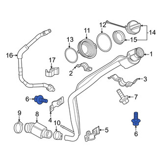 Toyota OE - Fuel Filler Neck Bolt