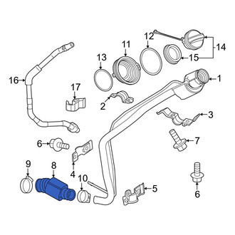 Toyota OE - Fuel Filler Hose