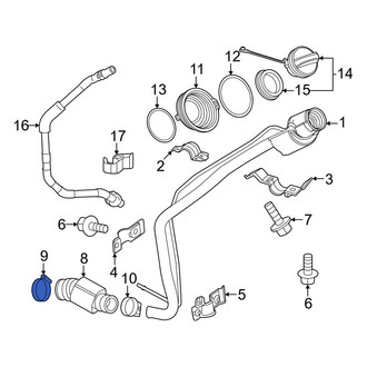 Toyota OE - Inner Fuel Filler Hose Clamp