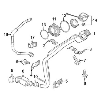 Toyota OE - Fuel System Components (Filler Neck)