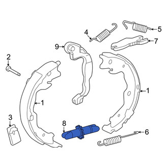 Toyota OE - Rear Right Parking Brake Adjuster