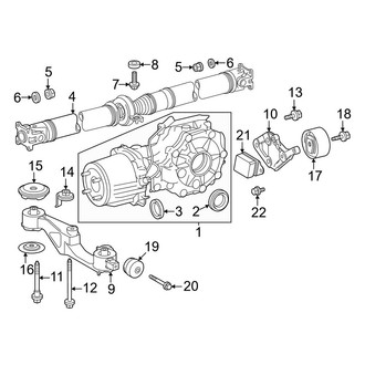 Toyota OE - Rear Suspension - Axle & Differential