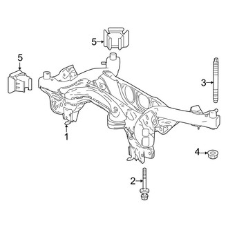 Toyota OE - Rear Suspension - Suspension Mounting