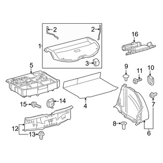 Toyota OE - Rear Body & Floor - Interior Trim