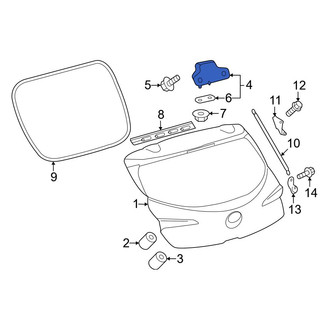 Toyota OE - Rear Right Liftgate Hinge
