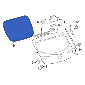 Toyota OE - Rear Hatch Seal