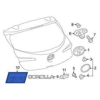 Toyota OE - Rear Hatch Emblem