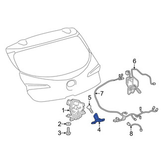 Toyota OE - Rear Liftgate Lock Striker Plate