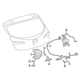 Toyota OE - Lift Gate - Lock & Hardware