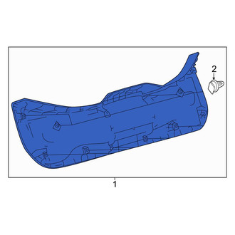 Toyota OE - Rear Liftgate Trim