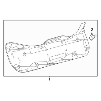 Toyota OE - Lift Gate - Interior Trim