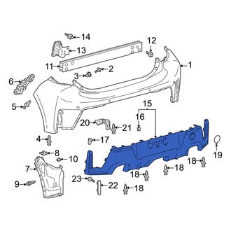 Toyota OE - Front Bumper Cover