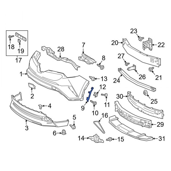 Bumper Cover Bracket