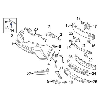 Toyota OE - Spoiler Nut