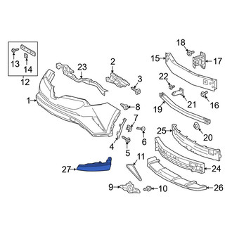 Toyota OE - Front Left Spoiler