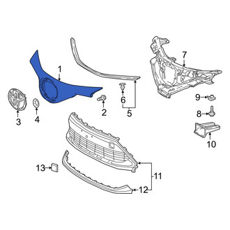 Toyota OE - Front Upper Grille