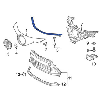 Toyota OE - Front Upper Hood Seal