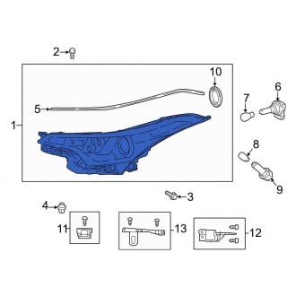Toyota OE - Front Left Headlight