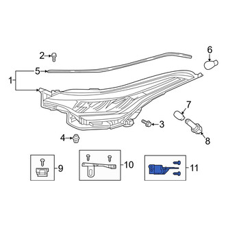 Toyota OE - Front Right Headlight Restoration Kit